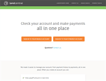 Tablet Screenshot of landpayment.com